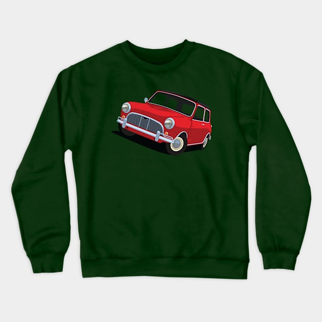 Austin Mini Crewneck Sweatshirt by AutomotiveArt